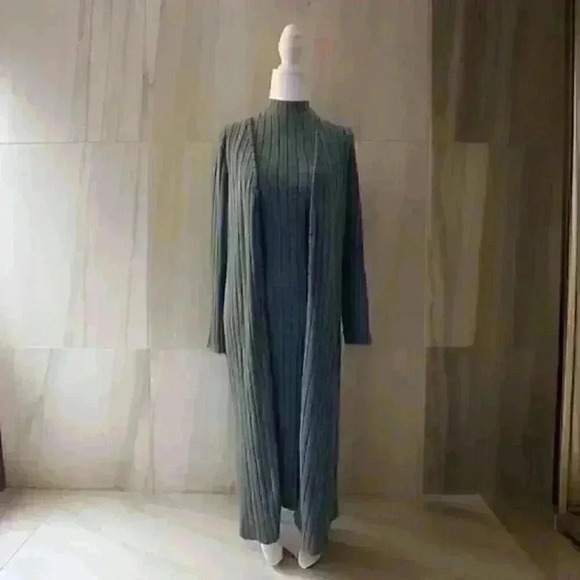 Blue Sweater Dress Set - Picture 1 of 2